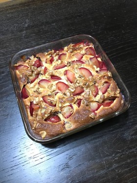 焼スコップケーキ♬♪すももとチョコチー♡