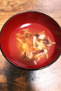 たこ焼き具材の残りで簡単スープ