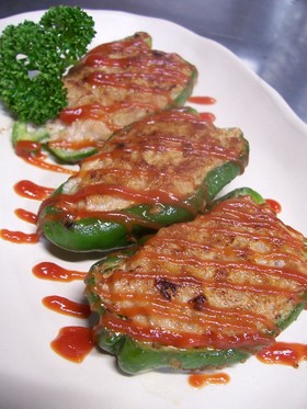 時々食べたくなる…? ピーマンの肉詰め☆