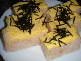 お手軽ケーキ寿司!?