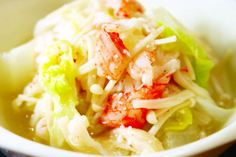 簡単 白菜えのきカニカマのレンジ塩麹蒸し レシピ 作り方 By ほっこり の クックパッド 簡単おいしいみんなのレシピが352万品