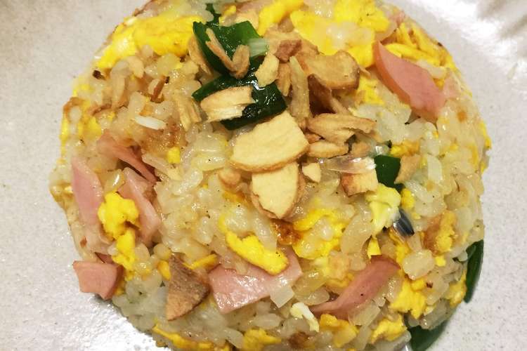 余った食材で簡単ガーリックチャーハン レシピ 作り方 By Mitsu Yuki クックパッド