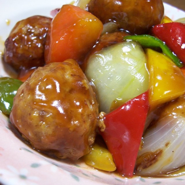 うまッ 酢豚風 肉団子の甘酢あんかけ レシピ 作り方 By ハムまき クックパッド 簡単おいしいみんなのレシピが360万品