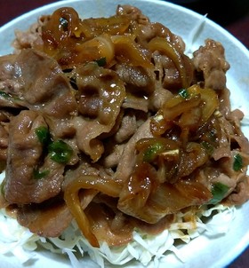 甘辛が美味しい!かんたん豚丼