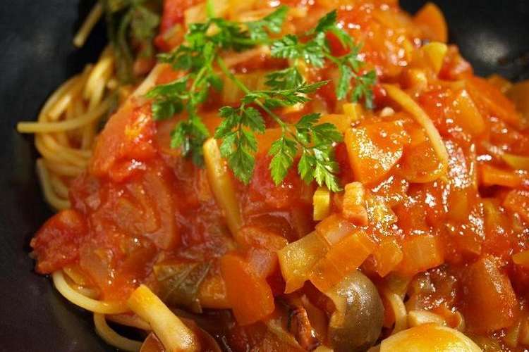 土鍋でパスタ 全部入れてはぅぅぅん レシピ 作り方 By ぽくちゃん クックパッド