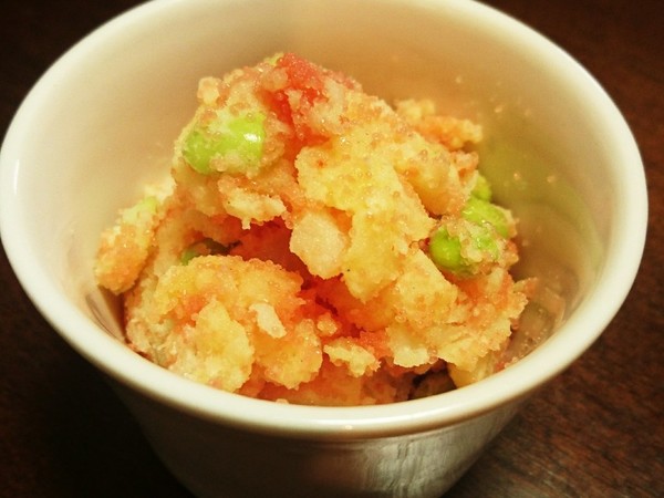 レンジでおつまみ☆混ぜるだけ明太子ポテト