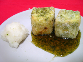 磯の香りの揚げだし豆腐