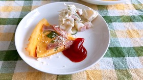 フライパンで簡単キッシュ