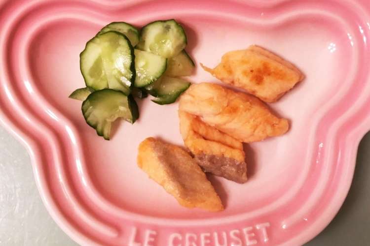 幼児食 1歳 やさしい鮭のムニエル風 レシピ 作り方 By Sdentchiho クックパッド 簡単おいしいみんなのレシピが366万品