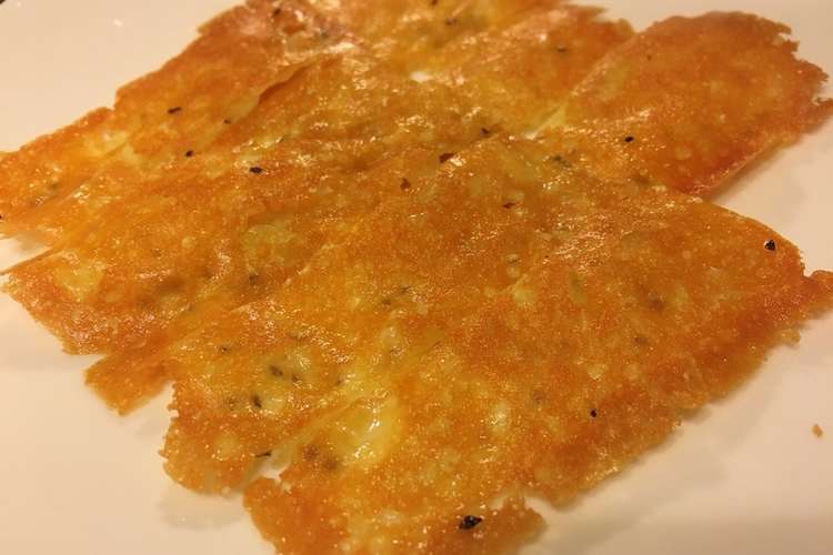 カリカリ美味しい チーズせんべい レシピ 作り方 By 元料理人の時短レシピ クックパッド