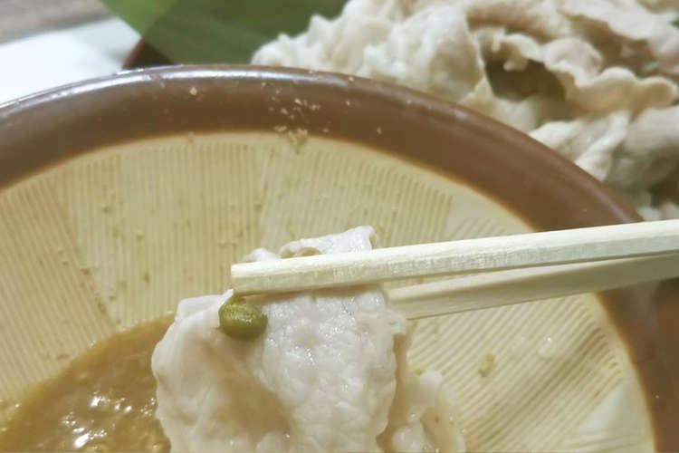 山椒ごまだれで豚の冷しゃぶ レシピ 作り方 By たーぼのはは クックパッド