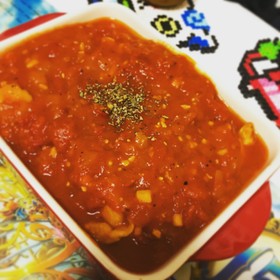 鶏手羽元のピリ辛☆トマト煮