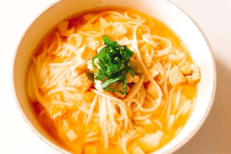 冷麦でラーメン 味噌ラーメン レシピ 作り方 By ウキウキるんるん クックパッド 簡単おいしいみんなのレシピが356万品