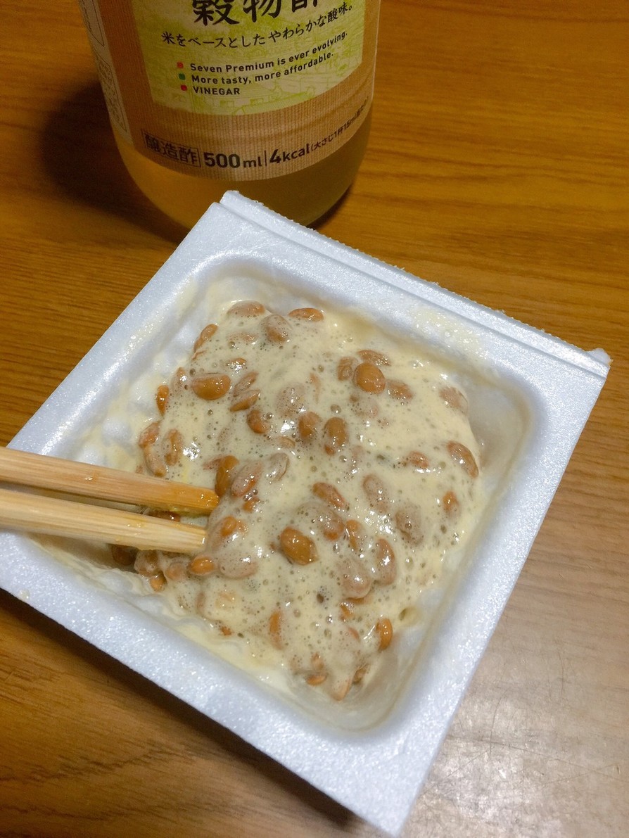 泡フワッ♡ヘルシ〜な酢納豆!!の画像