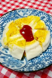 簡単！味噌バタコーン☆はんぺん卵サンド