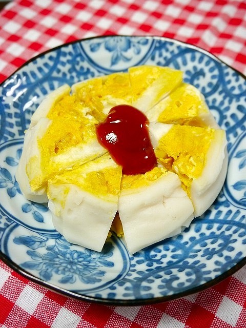 簡単！味噌バタコーン☆はんぺん卵サンドの画像