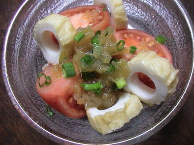 トマトのマーマレード和えの写真