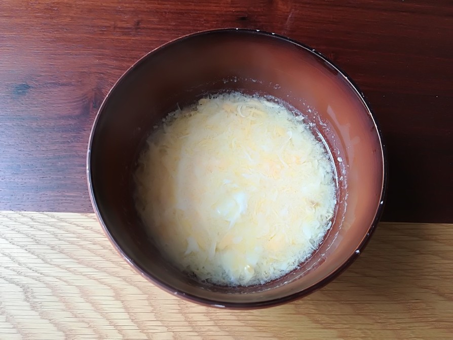 不思議な味♠️ホエイと生姜と卵のスープ　