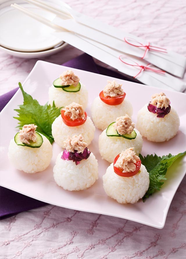 シーチキン手まり寿司の画像