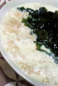 玄米豆乳粥　朝から簡単温活