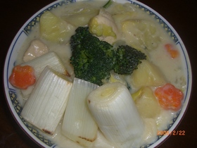 野菜たっぷりクリーム煮♥
