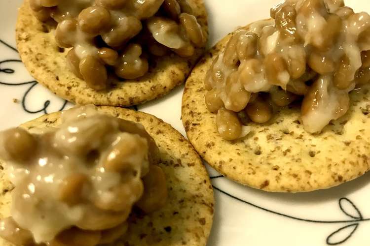 クラッカーやご飯に 納豆チーズ レシピ 作り方 By Cocokuu クックパッド