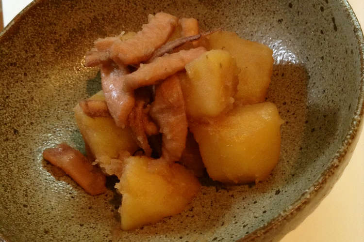 イカとじゃがいもの煮物 中華味 レシピ 作り方 By クックdi37p5 クックパッド