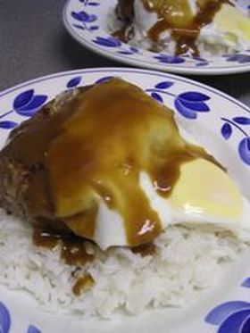 ハワイの朝ご飯☆Loco Moco