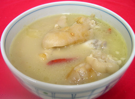 圧力鍋 deコラーゲンたっぷり豚足スープ