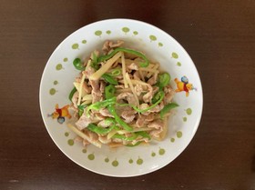 節約!青椒肉絲