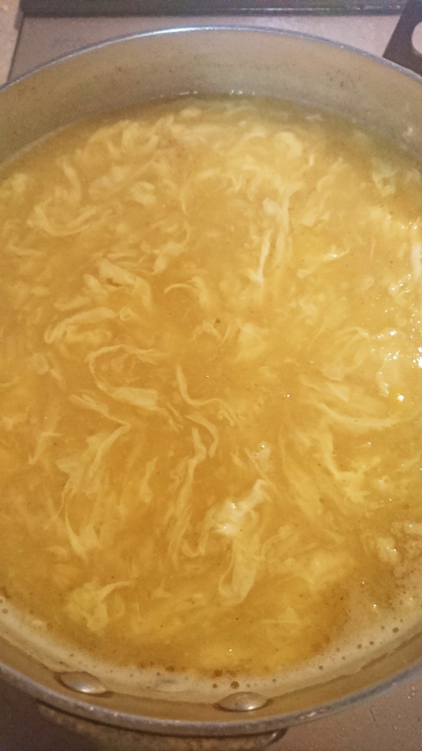 中華屋さんのコーンスープの画像