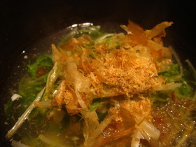 寒い日に~豆腐の水菜あんかけ