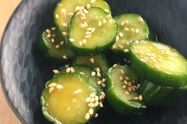 簡単 きゅうりのめんつゆ漬け レシピ 作り方 By なむい クックパッド 簡単おいしいみんなのレシピが358万品