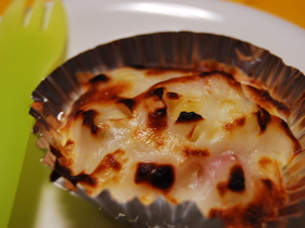 離乳食にもお薦めモチモチりんごヨーグルト