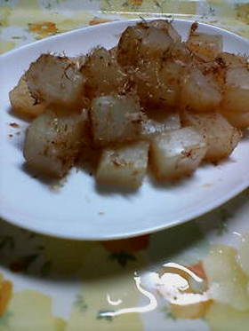 納豆のタレで♪こんにゃくのおかか煮