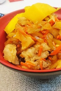 台湾マンゴーのうま辛い冷やし素麺♪