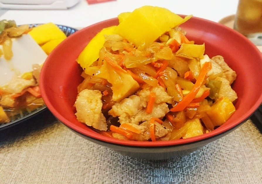 台湾マンゴーのうま辛い冷やし素麺♪の画像