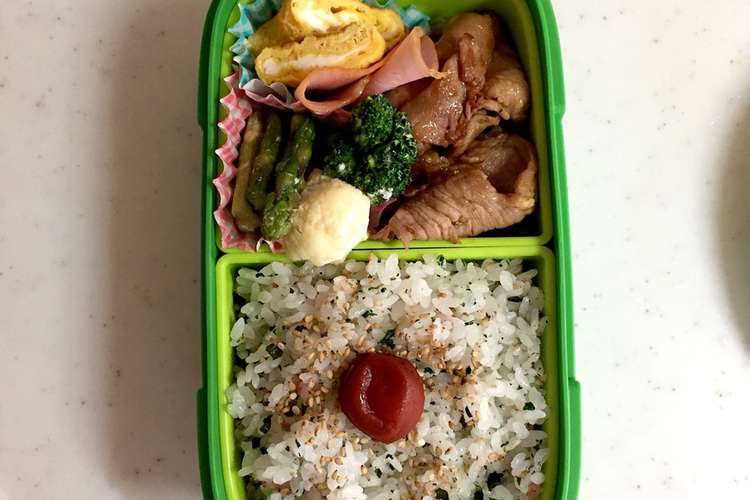簡単 重増し大きいお弁当 レシピ 作り方 By パプリカオバケ クックパッド