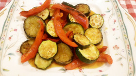 夏野菜の揚げびたし
