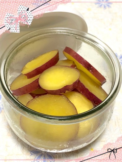 薩摩芋の甘煮…バター風味〜(o˘◡˘o)の写真