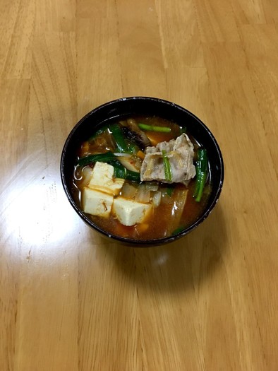 大人の給食☆キムチスープの写真
