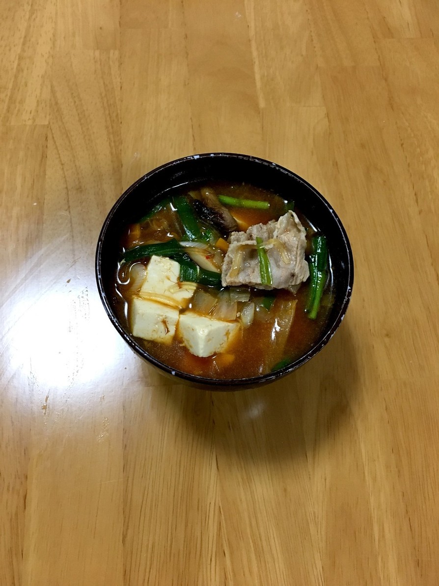 大人の給食☆キムチスープの画像