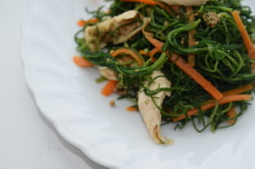 山形の伝統野菜 オカヒジキの和え物