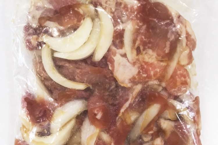 焼くだけ 下味冷凍 豚こま生姜焼き レシピ 作り方 By ばなちゃん666 クックパッド 簡単おいしいみんなのレシピが356万品