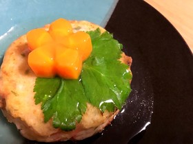 桜海老と大葉のがんもどき~白だし餡かけ~