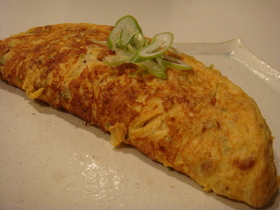 納豆オムレツ