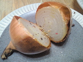 新たまねぎの丸焼き