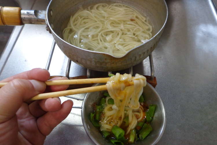 最速の稲庭うどんの地獄炊き レシピ 作り方 By 嬉野ダイバー クックパッド
