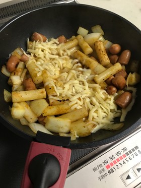 子供大好き★カレーチーズトッポギ♪