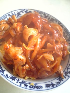 和洋折衷❤ニコ玉丼❤